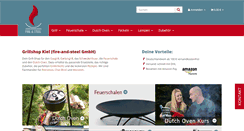 Desktop Screenshot of fire-and-steel.de